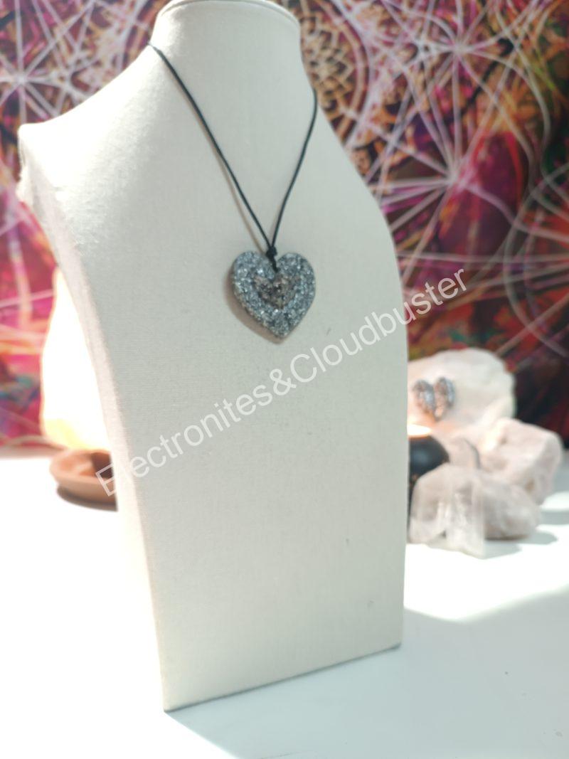 Colgante Electronite Corazón con Angelito - Imagen 2