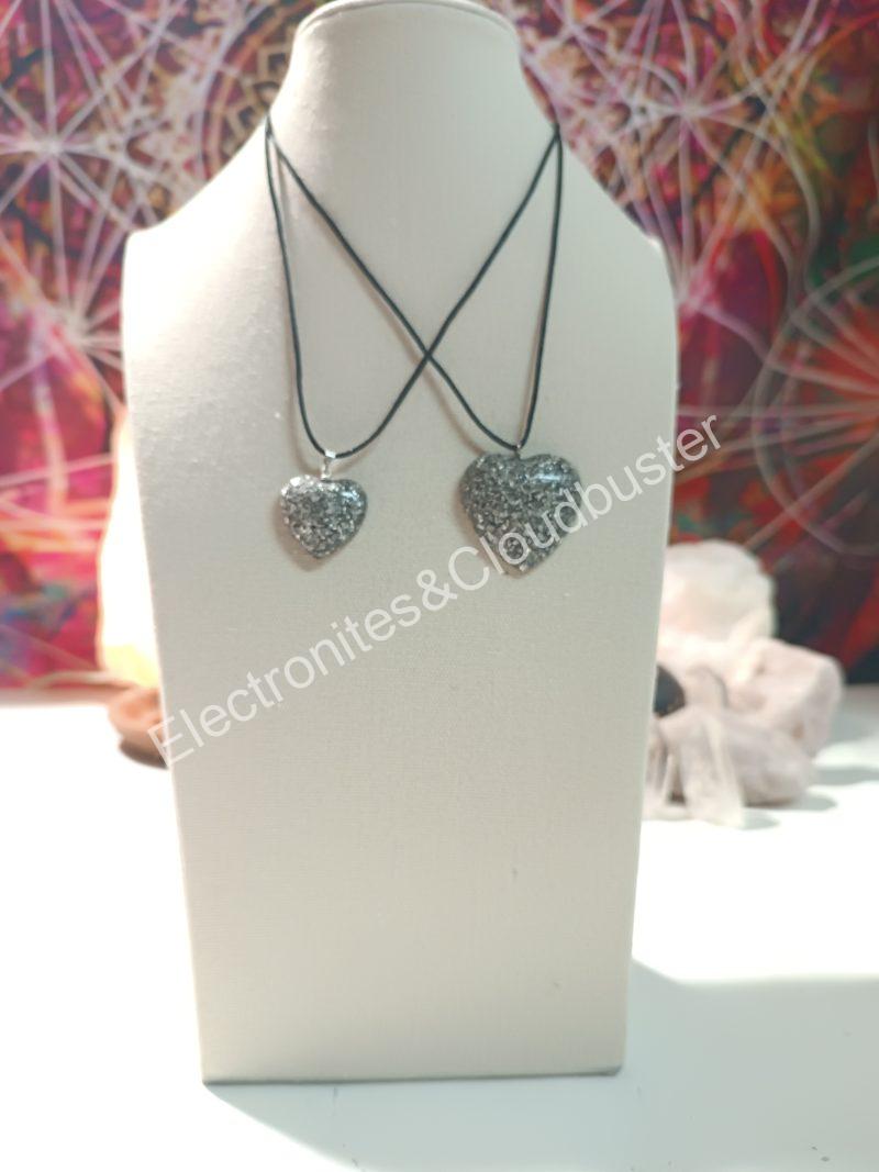 Colgante Corazón Electronite. Grande y Pequeño.