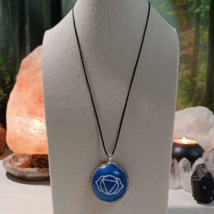 Colgante o llavero Electronite Chakra Tercer Ojo formato Semiesfera