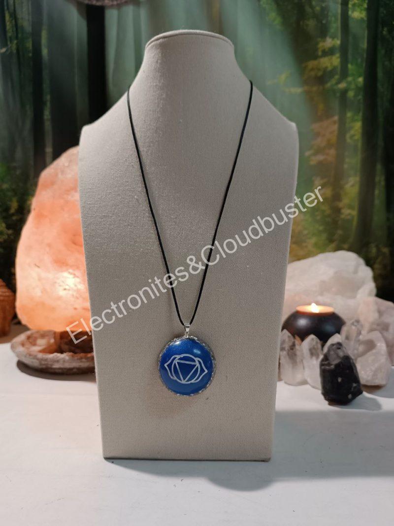 Colgante o llavero Electronite Chakra Tercer Ojo formato Semiesfera - Imagen 4