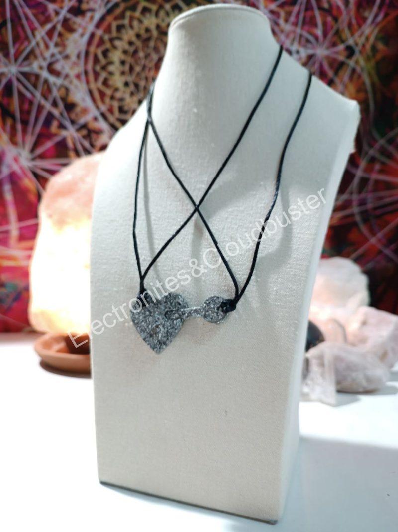 Colgante Electronite corazón y llave