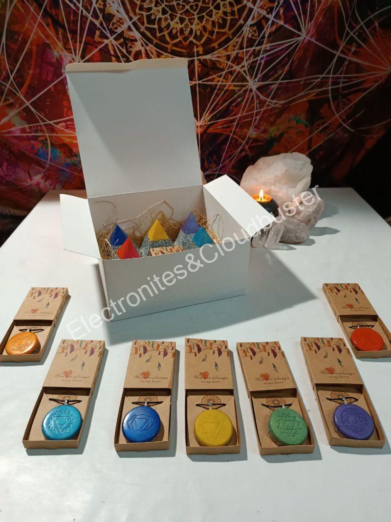 Conjunto Pirámides Chakras Electronite - Imagen 4