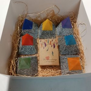 Conjunto Pirámides Chakras Electronite