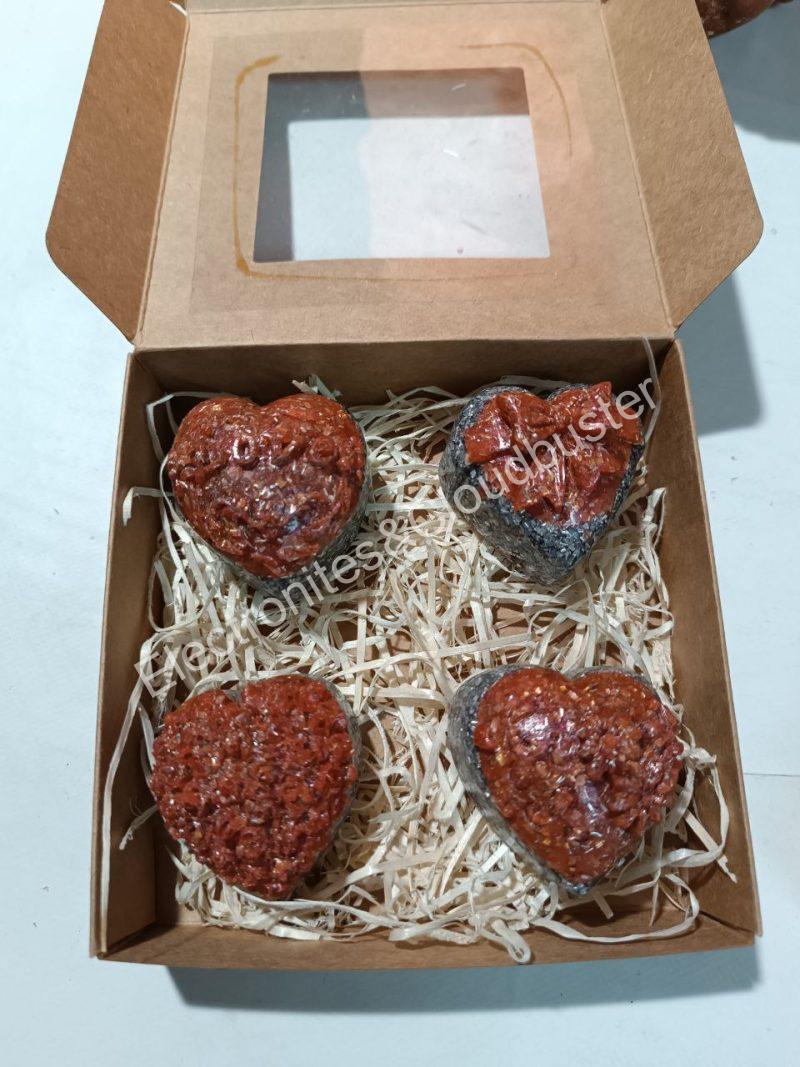 Conjunto corazones Color Electronite