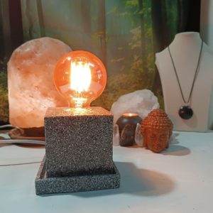 Lámpara mesita CUADRADA de electronite