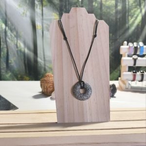 Colgante forma Donut Electronite Azul y Gris