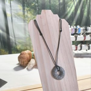 Colgante forma Donut Electronite Azul y Gris