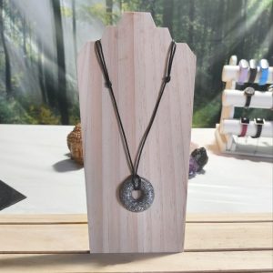 Colgante forma Donut Electronite Azul y Gris